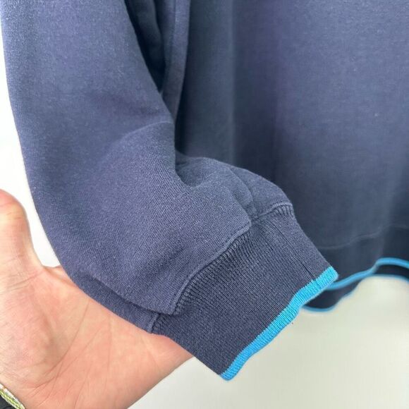 Cartoon Network Powerpuff Girls Vintage 2000 Y2K Navy Embroidered Crewneck Sweat - Picture 9 of 11